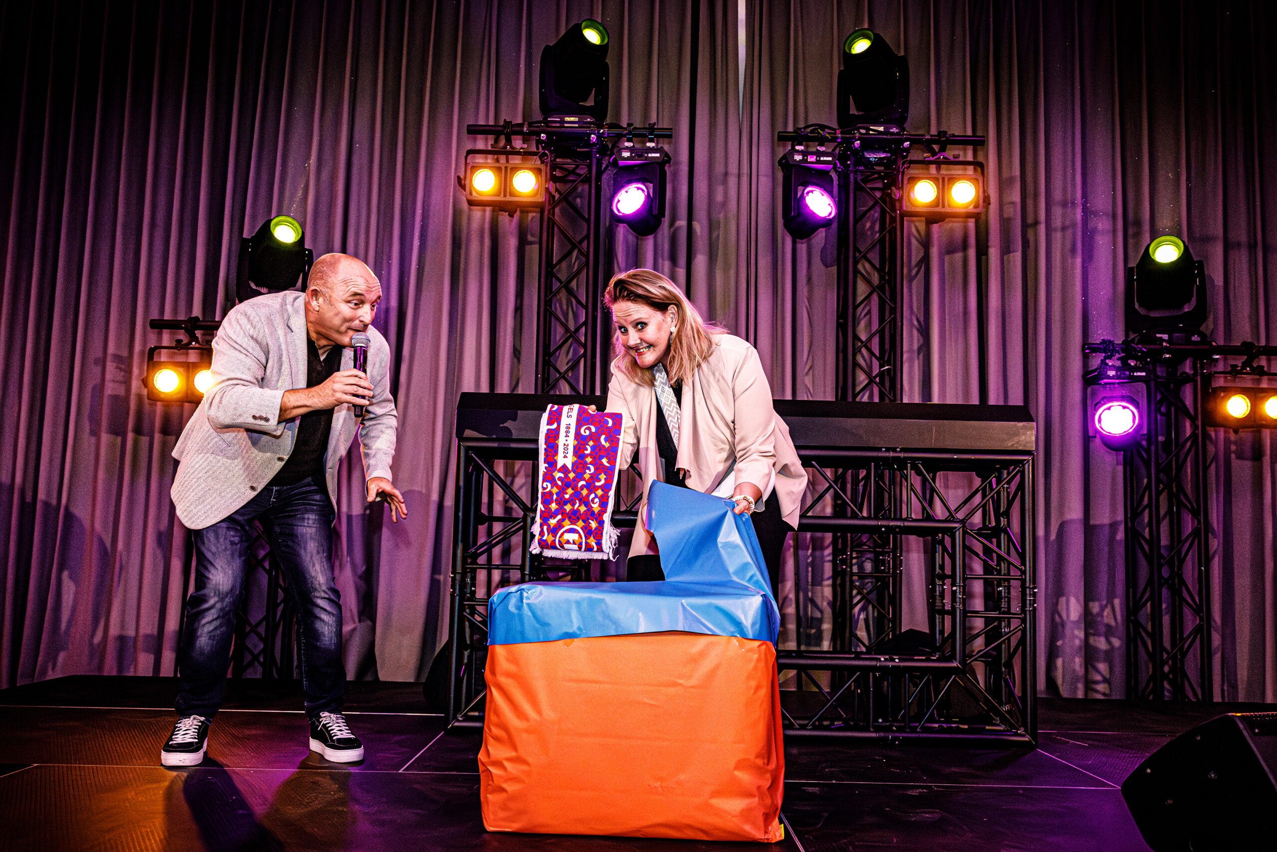 Ankie op het podium